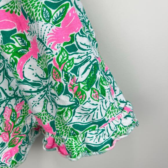 Lilly Pulitzer Cecily Infant Dress Botanical Green Just Wing It 18-24 Months - Picture 4 of 12